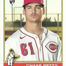 Chase Petty 2025 Topps Heritage Rookie #607 Cincinnati Reds Baseball Card
