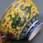 Traditional Chinese porcelain bowl from Jingdezhen Chinese dragon Qianlong Qing dynasty