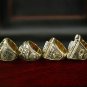 Set 4 Trophys and 4 Pcs Rings Green Bay Packer Championship Super Bowl With Box