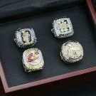 Lebron James MVP 4 Heat Cavaliers Lakers Championship Ring Set Perfect Replicas