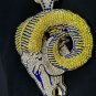 New Trend High Quality NFL Los Angeles Rams Fan Chain Necklace Large Pendent