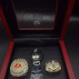 2002-2021 Tampa Bay Buccaneers Super Bowl Championship 2 Ring & Trophy Gift Set