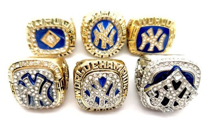 1978-2009 / 6pc New York Yankees World Series Championship Rings