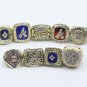 9 pcs Set of Boston Milwaukee Atlanta Braves World Series Championship Ring+ Box