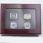 4 Pcs Gift Set 1979 1999 2018 2021 St Louis Rams LA Rams Championship Ring