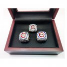 3 pcs 2016 Chicago Cubs World Series Championship Rings Bryant Rizzo Zobrist