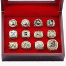 12 pcs Los Angeles Lakers Championship Rings Gift Set With Display Box