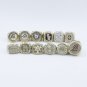 12 pcs Los Angeles Lakers Championship Rings Gift Set With Display Box