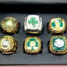 Boston Celtics 6 pc NBA Finals Championship Mixed Set Display Case
