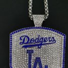 3'' Large Los Angeles Dodgers Pendant Necklace Baseball Championship