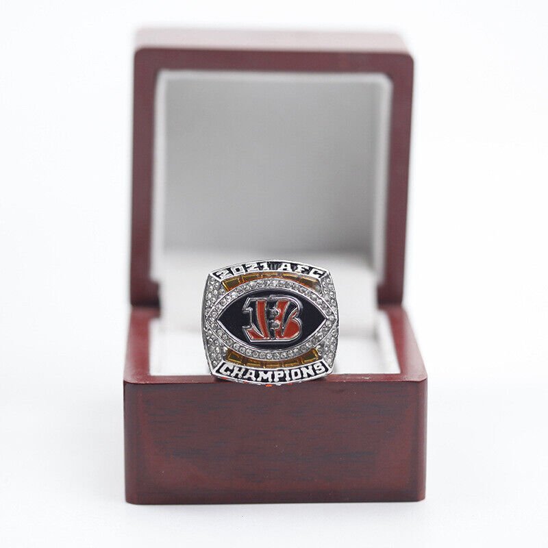 2021 2022  Cincinnati Bengals Replica Championship Ring  With Box Burrow