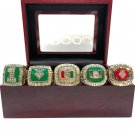 Set of 5 University of Miami Hurricanes Replica Championship Ring