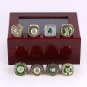8Pcs 1968-2008 Boston Celtics Basketball Team Championship Ring Set Best Gift
