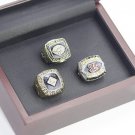 3 Pcs Cincinnati Bengals 1981 1988 2021 Collectors Rings Championship Set