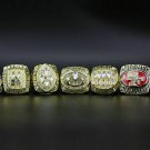 7 PCS San Francisco 49ers Championship Ring Set