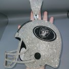 6.5 inches Huge High Quality Handmade Las Vegas Raiders Helmet Medallions Pendant