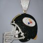 6.5 inches Huge High Quality Handmade Pittsburgh Steelers Helmet Medallions Pendant Style 2