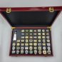 1966-2021 NFL Super Bowl Championship Ring Set 56 Pieces With Small Trophy Gift Set
