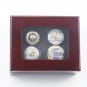 4 Pcs Golden State Warriors Curry Championship Rings 1975 2015 2017 2018 Gift Set