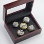 5 Pcs 2015-2022 Golden State Warriors Curry Championship Rings Gift Set