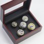 5 Pcs 1975-2022 Golden State Warriors Curry Championship Rings Gift Set