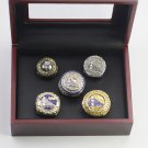 5 Pcs 1975-2022 Golden State Warriors Curry Championship Rings Gift Set