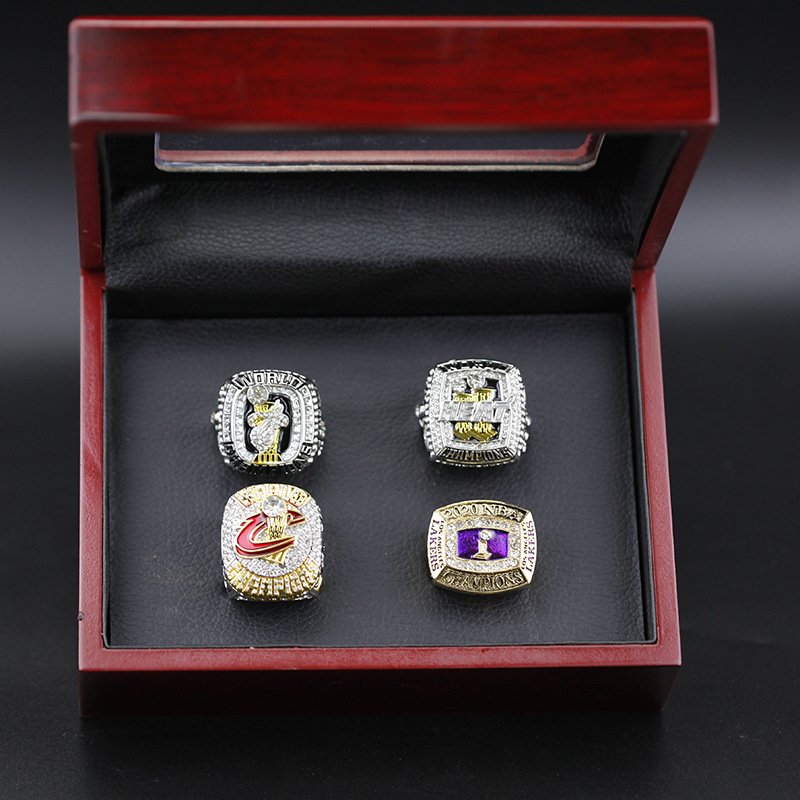2012 2013 2016 2020 James MVP Championship Ring Set Los Angeles Lakers NBA Ring