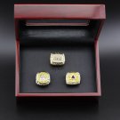 3 Pcs NBA 2000 2001 2002 Los Angeles Lakers Basketball Championship Ring