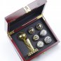 6 Pcs Golden State Warriors Championship Ring With Trophy Gift Set