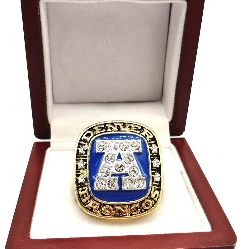 1986 Denver Broncos AFC Championship NFL &acirc;��ELWAY 7&acirc;�� Championship Ring