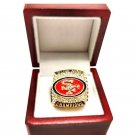 NFL 2019 San Francisco 49ers Football Championship Ring Golden