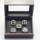 NFL 5 Pcs 1956 1986 1990 2007 2011 New York Giants Championship Ring Gift