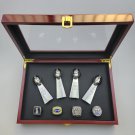 4 x New York Giants Championship Rings + 4 x Trophies Gift Set