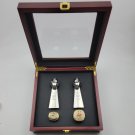 NFL 2 Super Bowl Trophies & 2 Tampa Bay Buccaneers Championship Ring Set