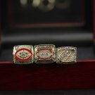3 Pcs NFL 1982 1987 1991 Washington Re dsk ins Super Bowl Championship Ring Gift Set
