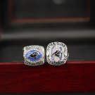 2 Pcs 2003 2015 Carolina Panthers Championship Ring Gift Set