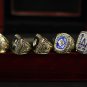 5 Pcs Set 1955 1978 1981 1988 2017  Los Angeles Dodgers Championship Ring Gift Set