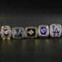 5 Pcs Set 1955 1978 1981 1988 2017  Los Angeles Dodgers Championship Ring Gift Set