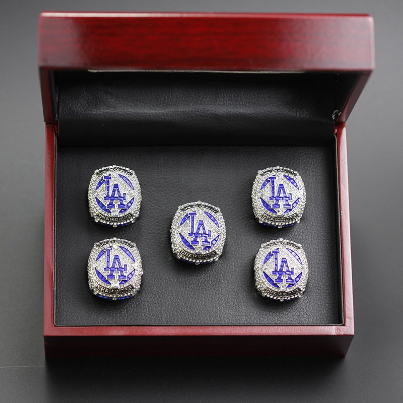 5 Players Set 2020 Los Angeles Dodgers Championship Ring Gift Set