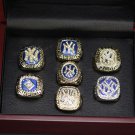 7 Pcs Set MLB 1977 1978 1996 1998 1999 2000 2009 New York Yankees World Series Championship Ring