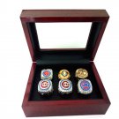6 Pcs MLB Chicago CUBS World Series Championship Ring Gift Set