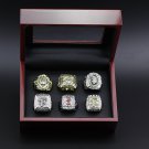 6 Pcs MLB San Francisco SF Giants World Series Championship Ring Gift Set