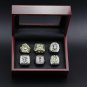 6 Pcs MLB San Francisco SF Giants World Series Championship Ring Gift Set