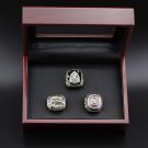 3 Pcs Set MLB 1948 1995 2016 Cleveland Indians World Series Championship Ring Gift Set