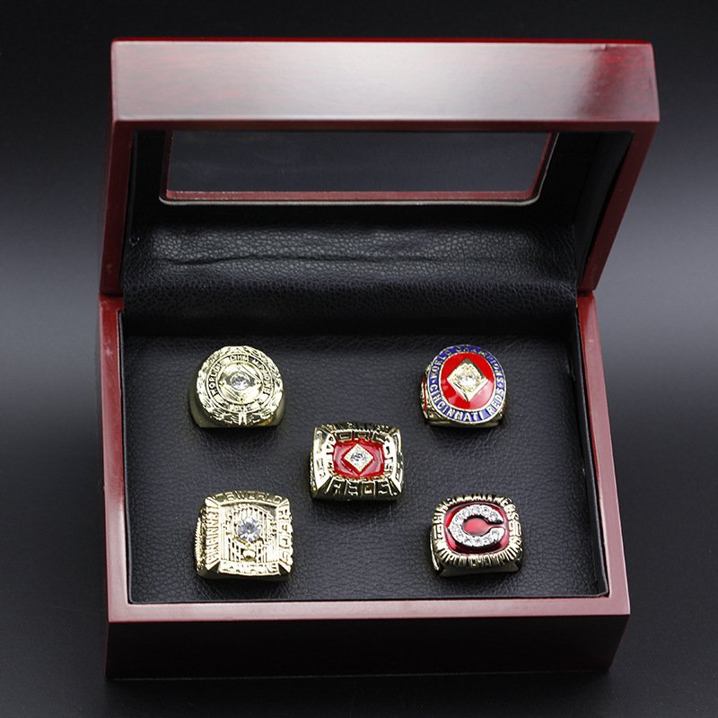 5 pcs MLB Cincinnati Reds Baseball Ring Championship Ring Gift Set