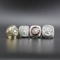 4 Pcs Set NHL 1961 2010 2013 2015 Chicago Blackhawks Championship Ring Gift Set