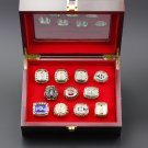 11 Pcs Set NHL 1986 1993 Montreal Canadiens Hockey Championship Ring Gift Set