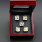 5 Pcs NHL 1942 1945 1947 1948 1951 Toronto Maple Hockey Championship Ring Gift Set