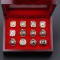 12 Pcs NHL Toronto Maple Hockey Championship Ring Best Gift Set
