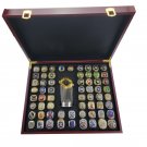 62 Pcs MLB 1960 - 2022 World Series Championship Rings With Trophy Gift Set
